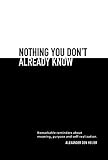 Nothing you don't already know: Remarkable reminders about meaning, purpose, and self-realization by 