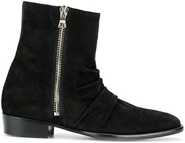 AMIRI Men's Mssstsueblk Black Suede Ankle Boots