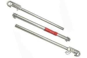 BARGAINWORLDUK Heavy Duty Recovery Tow Bar Towing Pole Spring Damper Car Van 2 Ton 1800 kg U157