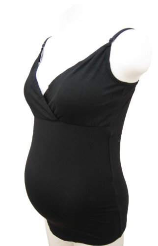 Bamboo Nursing Camisole (16-18, Black)