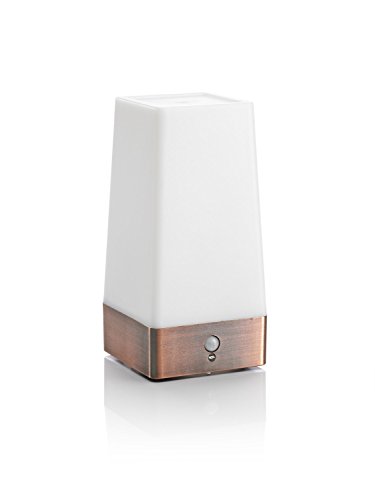 Auraglow Wireless PIR Motion Sensor Table Lamp Super Bright LED Battery Powered Hallway Night Light