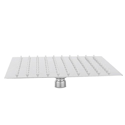 Aothpher 12 Zoll Quadratische Luxus Regendusche Einbauduschköpfe Edelstahl 1/2 Zoll Duschkopf aus Edelstahl Spiegeleffek tHochglänzend - 4