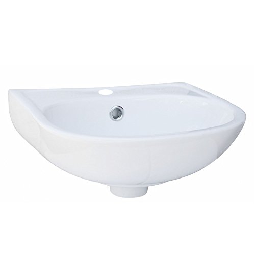 Preisvergleich Produktbild LAVITA KERAMIK WASCHBECKEN WEISS 37 CM 475912