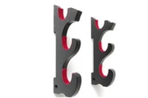 DELUFU Supporto da parete per spada, supporto per Katana, regolabile, per Katana, Wakizashi, Tanto Genji, supporto per armi da spada (3 livelli), nero