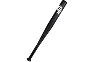 VR VETRINEINRETE Vetrineinrete® Mazza da Baseball in Metallo Sport Mazze Softball 71 cm Impugnatura Antiscivolo 1Kg (Nero)