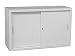 Produktbild Schiebetürenschrank Schiebetüren Aktenschrank Sideboard aus Stahl grau 750 x 1200 x 450 mm (Höhe x Breite x Tiefe) 550125 kompl. montiert und verschweißt