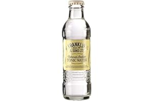 ZEUS PARTY Cassa da 24 Bottiglie di Natural Indian Tonic Water -Franklin & Sons- 200 ml