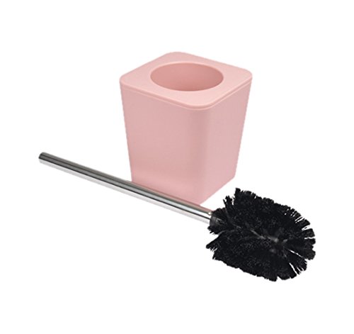 Douceur d'Intérieur WC-Bürste, Soft Touch, 11,5 x 11,5 x 38,5 cm Powder Pink