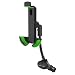 Produktbild LEMEGO Auto Handyhalterung ein Handyhalter und ein Kfz Ladegerät mit Dual USB Anschlüssen, 2.1A 12 / 24V für iPhone 7 / 7 Plus, 6 / 6s Plus, Samsung Galaxy S7 / S6 Edge, Google Nuxes 7 / 6 und andere Smartphones (Schwarz & Grün)