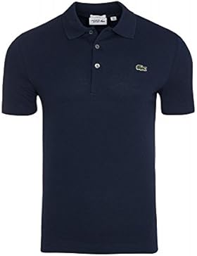 Lacoste YH4801 Herren Poloshirt L1230 SF in Slim Fit, Polohemd, Polo, Kurzarm aus 100% Baumwolle