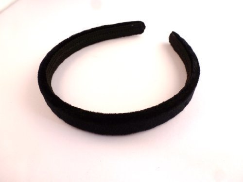 Preisvergleich Produktbild Ci Ci - 15mm Schwarzes Samt Kopfband Haarband Haarreif