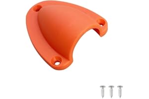 Berfi Life Marine Wire Cable Vent Cover with 3 Screws, Plastic Clamshell Vent Clam Shell Vent Cover for Boat Yacht