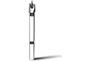 FIMIBUKE Mèche Forstner 12 mm pour bois,Foret à Ailettes Plates,longueur 90 mm avec tige ronde de 8 mm