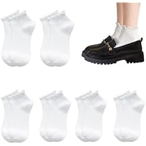 6 Paar Damen Rüschensocken – Durchsichtige Netzsocken Mit Spitze, Elastisch & Bequem, Für Sommer & Alltag