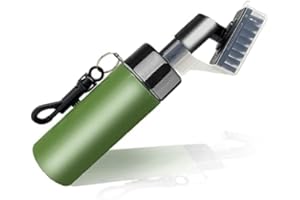 UoQo Spazzola per la pulizia delle mazze da golf con asciugamano da golf, kit di pulizia professionale per mazze da golf, con spray d'acqua integrato, accessori da golf