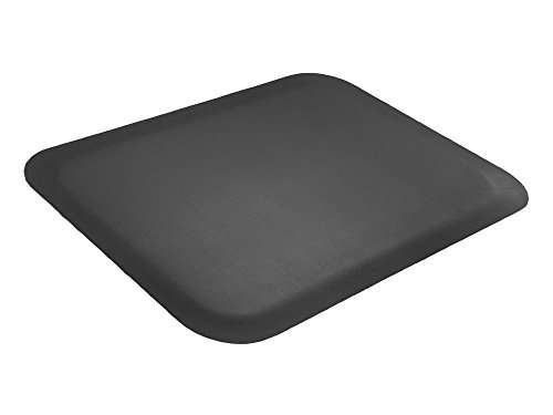 Portico Systems38030504 Elite Step Anti-Fatigue Mat, 1/2", 1" H, 60" L, 36" W, 3' x 5', Vinyl, Black