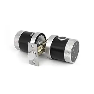 Geek Smart L-B400 Fingerprint Door Lock - Biometric Keyless Entry for Homes, Apartments, Office, Hotels (Silver)