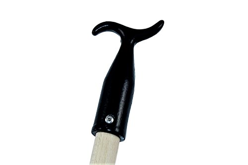 SN Bedienstab / Ziehstab / Ziehhaken für Bodentreppen und Oberlichter , Stab 100cm aus Holz und Kopf aus Gusseisen - 3