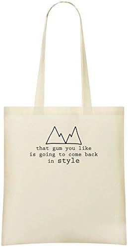 That gum you like Custom Printed Tote Bag - 100% Soft Cotton - Eco-Friendly &amp; Stylish Handbag For Everyday Use - Custom Shoulder Bags