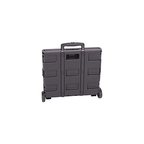 Ectxo Einkaufskörbe mit Rollen Einkaufskörbe Faltbar Einkaufstrolleys Klappbarer Shopping Trolley 45L 35KG - 3