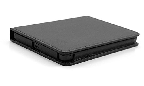 Gecko Covers - Kobo Glo HD H  lle Luxus - Schwarz - eReader Schutzh  lle aus hochwertigem PU-Leder eReaderh  lle mit Aufweck StandbyFunktion eReader C