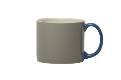 Jansen + CO, My taza Espresso gris, azul mango, juego de seis de la mismo color