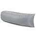 Produktbild TZZ Aufblasbares Sofa Sand faules tragbares Schlafsack Recliner Luft Schlafsofa mit Tragetasche einziehbar, Sommer Camping, Strand, Angeln, Reisen Wasserdicht Haltbar 8 Farben Optional (Farbe : Grau)