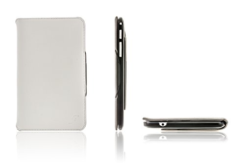 ForeFront Cases® Neue Leder Drehbar Hülle / Tasche / Case / Cover für Samsung Galaxy Tab 4 10.1 T530 – Rundum-Geräteschutz und intelligente Auto-Sleep-Wake-Funktion mit 3-JAHRES-GARANTIE VON FOREFRONT CASES – inkl. Eingabestift und Displayschutz - 2