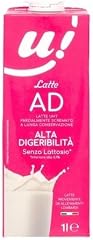 Unes Val d' Alpe Latte Parzialmente Scremato Uht a Lunga Conservazione alta Digeribilità senza Lattosio 1L