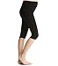 Liang Rou Maternity Belly Support Ribbed Stretch Capri Leggings