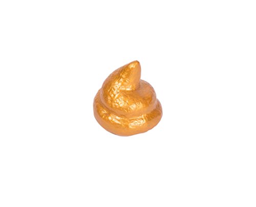 Das goldene Stück Scheiße No.2, geschmeidiger Haufen, goldene Scheisse, goldener Scheißhaufen, Kacke in gold ! Briefbeschwerer, Auszeichnung, etc., Handarbeit ! inkl. kostenlosem Aufbewahrungsbeutel aus Samt (schwarz/gold) !!