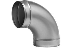 I-sells Metal Ducting 90 Degree Bend 125mm / 5 inch