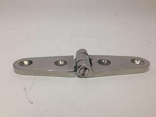 MARINE BOAT STAINLESS STEEL 316 STRAP HINGE 4 x 1 INCHES by PactradeMarine