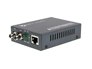 Gigabit Ethernet Fiber Media Converter - UTP to 1000Base-LX - ST Singlemode ...