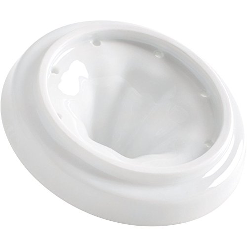 Kahla Magic Grip Kitchen Zitruspresse, Saftpresse, Orangenpresse, Zitronenpresse, Obstpresse, Silikonbeschichtet, Anti-Rutsch, Ø 22 cm, Weiß, 397754A90039C MG - 2