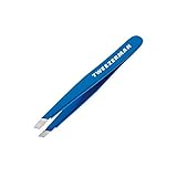 Tweezerman Bahama Blue Stainless Steel Mini Slant Tweezer