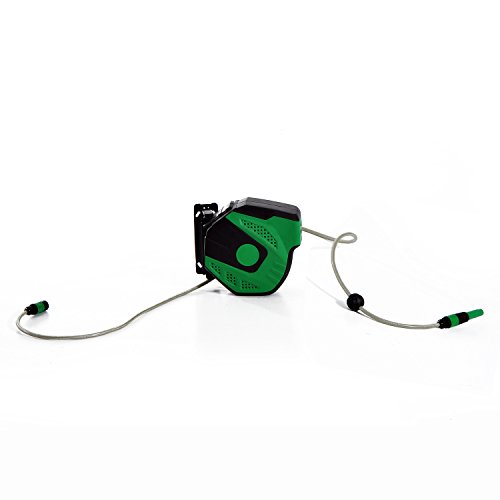 Outsunny® Automatischer Schlauchtrommel Schlauchaufroller Druckluft Aufroller Schlauch 11/20 m (Modell1/ 11m) - 5