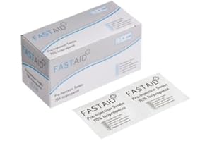 Glove Club Ltd, Alcotip Pre-Injection Swabs, 70% Isopropyl Alcohol, 100 sachets