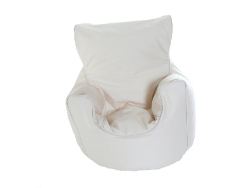 Kiddies Bean Bag Seat Arm Chair With Beans Natural