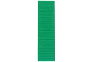 CHEAPSCREWS 100x28mm Plastic Flat Packers Shims Frame Window Glazing Flooring 1-6mm (Pack of 20, 50, 100, 200) (Green 1.0mm, 200)