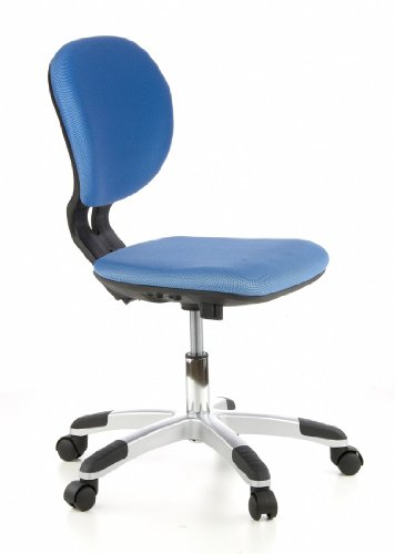 HJH OFFICE Billy Kid 670230 Children's Office Chair Mesh Fabric Light Blue