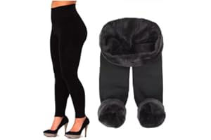 Gadgets Mafia Thermal Leggings Women High Waist Fleece Lined Winter Black Sports Leggings Workout Warm Yoga Pants Tights Running Hiking Gym