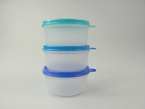 TUPPERWARE Kühlschrank 200ml blau B15 Drei Julchen Dose Box Drilllinge 6730