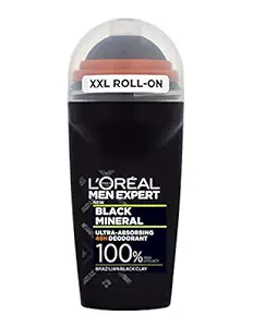 Loreal Men Expert Deo Deodorant Roll On Rollon 50ml (Black Mineral)
