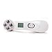 Facial Skin Therapy Care Ultrasound Machine Digital Portable & Rechargeable LED Photon Face Cleaner Massage Master Skin Lifting Rejuvenation RF Radio Frequency Anti Aging Ultrasound Massager White