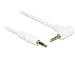 Produktbild Delock 84741 – Audio CABLES (3.5 mm, 3.5 mm, Male, Male, Gold, White)