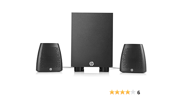 HP 400 Speaker with Subwoofer – black 