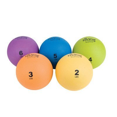 EcoWise Weight Ball (4 LBS. - Kiwi) by Eco Wise Fitness