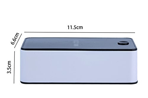 niceEshop(TM) Wiederaufladbar Lithiumbatterie Mini Tragbar Ventilator - 5