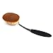 Tonsee Pro Big Oval Brush Liquid Cream Foundation Loose Powder Contour Blush (Silver)